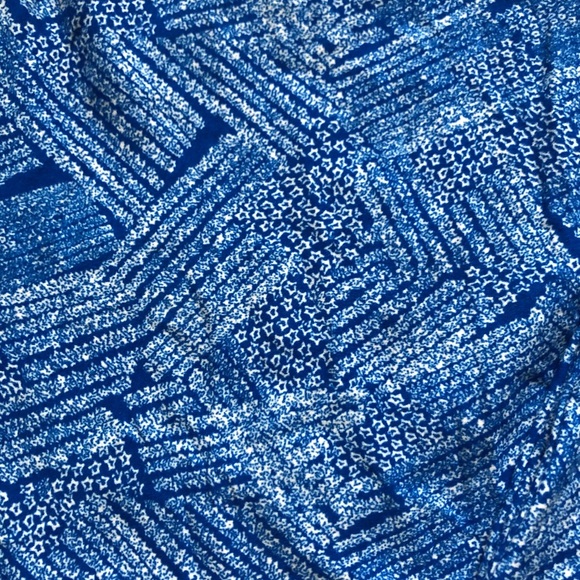 Royal Blue Print LuLaRoe Leggings - Picture 2 of 2